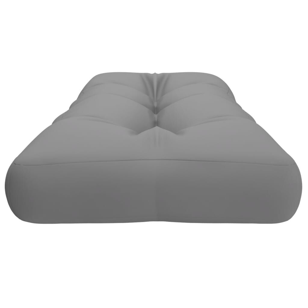 vidaXL Μαξιλάρι Παλέτας Γκρι 120 x 40 x 12 εκ. Υφασμάτινο
