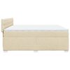 vidaXL &Kappa;&rho;&epsilon;&beta;ά&tau;&iota; Boxspring &mu;&epsilon; &Sigma;&tau;&rho;ώ&mu;&alpha; &Kappa;&rho;&epsilon;&mu; 200x200 &epsilon;&kappa;. &Upsilon;&phi;&alpha;&sigma;&mu;ά&tau;&iota;&nu;&omicron;