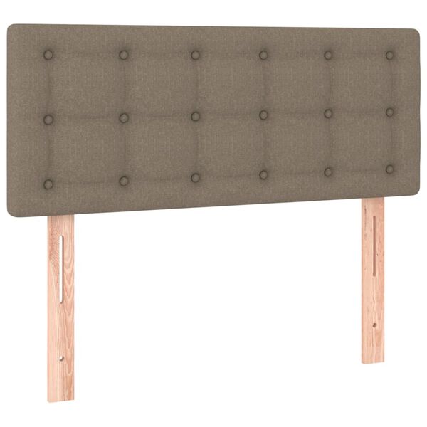 vidaXL Κεφαλάρι Κρεβατιού Taupe 100x5x78/88 εκ. Υφασμάτινο