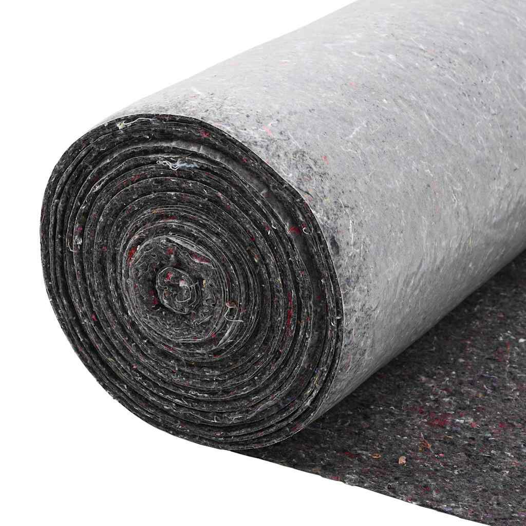 vidaXL Αντιολισθητικό μαλλί ζωγράφου 50 m 220 g/m² Γκρι