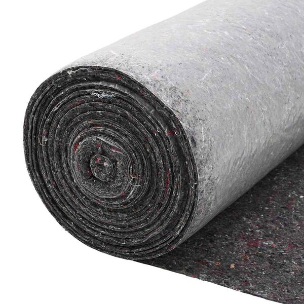 vidaXL Αντιολισθητικό μαλλί ζωγράφου 50 m 220 g/m² Γκρι