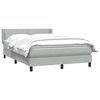 vidaXL &Kappa;&rho;&epsilon;&beta;ά&tau;&iota; Boxspring &mu;&epsilon; &Sigma;&tau;&rho;ώ&mu;&alpha; &Alpha;&nu;&omicron;&iota;&chi;&tau;ό &Gamma;&kappa;&rho;&iota; 160x220 &epsilon;&kappa;. &Beta;&epsilon;&lambda;&omicron;ύ&delta;&iota;&nu;&omicron;