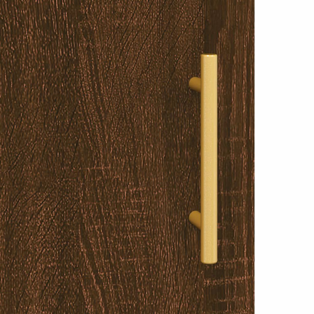 vidaXL Ντουλάπι Καφέ Δρυς 69,5 x 34 x 90 εκ. Επεξεργασμένο Ξύλο