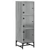 vidaXL &Nu;&tau;&omicron;&upsilon;&lambda;ά&pi;&iota; &Gamma;&kappa;&rho;&iota; Sonoma 35x37x120 &epsilon;&kappa;. &mu;&epsilon; &Gamma;&upsilon;ά&lambda;&iota;&nu;&epsilon;&sigmaf; &Pi;ό&rho;&tau;&epsilon;&sigmaf;