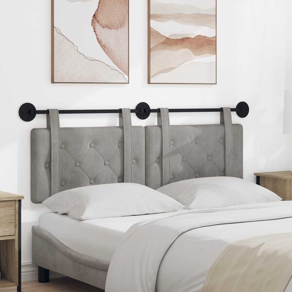 vidaXL &Kappa;&rho;&epsilon;&mu;&alpha;&sigma;&tau;ό &Kappa;&epsilon;&phi;&alpha;&lambda;ά&rho;&iota; &Alpha;&nu;&omicron;&iota;&chi;&tau;ό &gamma;&kappa;&rho;&iota; 130 x 55 x 5 &epsilon;&kappa; &Beta;&epsilon;&lambda;&omicron;ύ&delta;&omicron;