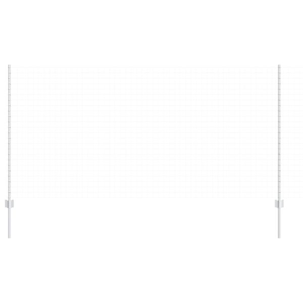 vidaXL Πό posts φράχτη 44 pcs Ασημί 180 εκ. Ατσάλι