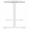 vidaXL Σκελετός Όρθιου Γραφείου Λευκός (94-135)x60x(70-114) εκ. Ατσάλι