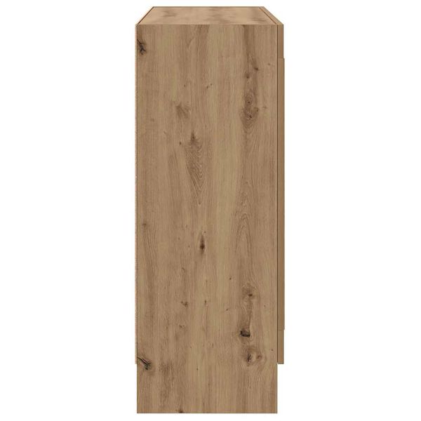 vidaXL Βιβλιοθήκη Artisan Δρυς 82,5x30,5x80 εκ. Επεξεργασμένο Ξύλο