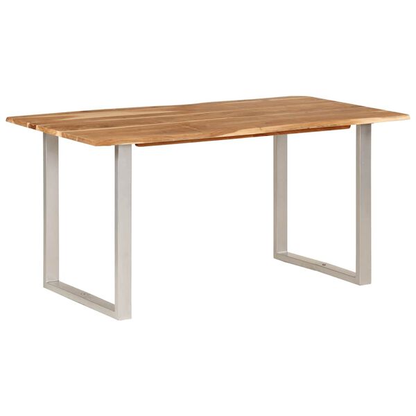 vidaXL Τραπεζαρία 154x80x76 εκ. από Μασίφ Ξύλο Ακακίας