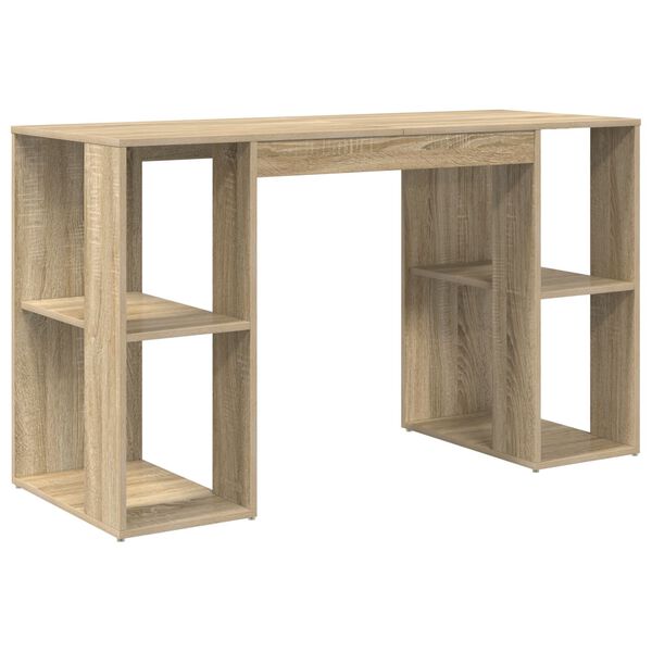 vidaXL Γραφείο Sonoma Oak Sonoma oak Επεξεργασμένο ξύλο