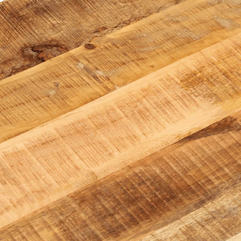 vidaXL Επιφάνεια Τραπεζιού Οβάλ 120x60x3,8 εκ Μασίφ Ακατ. Ξύλο Μάνγκο