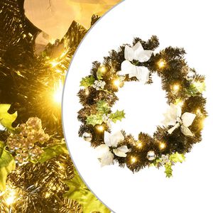 vidaXL &Gamma;&iota;&rho;&lambda;ά&nu;&tau;&alpha; &Chi;&rho;&iota;&sigma;&tau;&omicron;&upsilon;&gamma;&epsilon;&nu;&nu;&iota;ά&tau;&iota;&kappa;&eta; &mu;&epsilon; &Lambda;&alpha;&mu;&pi;ά&kappa;&iota;&alpha; LED &Mu;&alpha;ύ&rho;&eta; 60 &epsilon;&kappa;. PVC