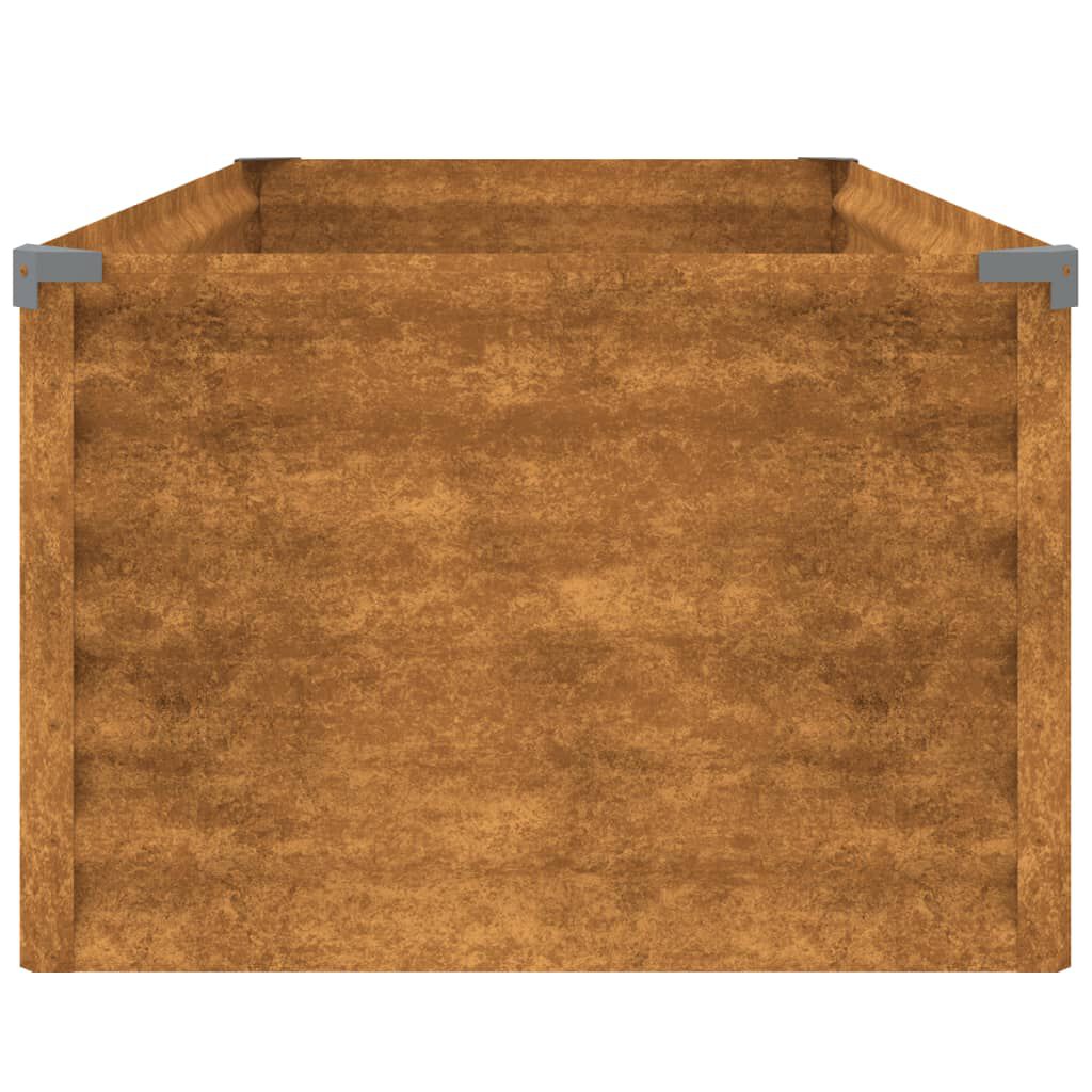 vidaXL Ζαρντινιέρα 100 x 50 x 36 εκ. από Ατσάλι Σκληρυθέν στον Αέρα