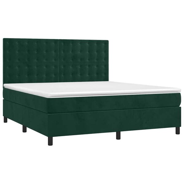 vidaXL &Kappa;&rho;&epsilon;&beta;ά&tau;&iota; Boxspring &mu;&epsilon; &Sigma;&tau;&rho;ώ&mu;&alpha; &Sigma;&kappa;&omicron;ύ&rho;&omicron; &Pi;&rho;ά&sigma;&iota;&nu;&omicron; 160x200&epsilon;&kappa;. &Beta;&epsilon;&lambda;&omicron;ύ&delta;&iota;&nu;&omicron;