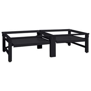 vidaXL &Beta;ά&sigma;&eta; &Pi;&lambda;&upsilon;&nu;&tau;&eta;&rho;ί&omicron;&upsilon; &Rho;&omicron;ύ&chi;&omega;&nu; 2 pcs &Mu;&alpha;ύ&rho;&omicron; 124,5 x 61,5 x 32,5 &epsilon;&kappa;