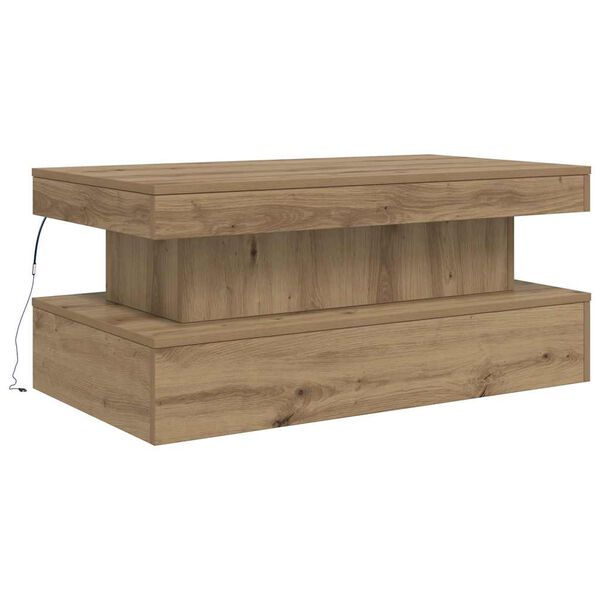 vidaXL &Tau;&rho;&alpha;&pi;&epsilon;&zeta;ά&kappa;&iota; &Sigma;&alpha;&lambda;&omicron;&nu;&iota;&omicron;ύ &mu;&epsilon; LED &Alpha;&rho;&tau;&iota;&sigma;&iota;&alpha;&nu;ή &Delta;&rho;&upsilon;&sigmaf; 50 x 50 x 40 &epsilon;&kappa;.