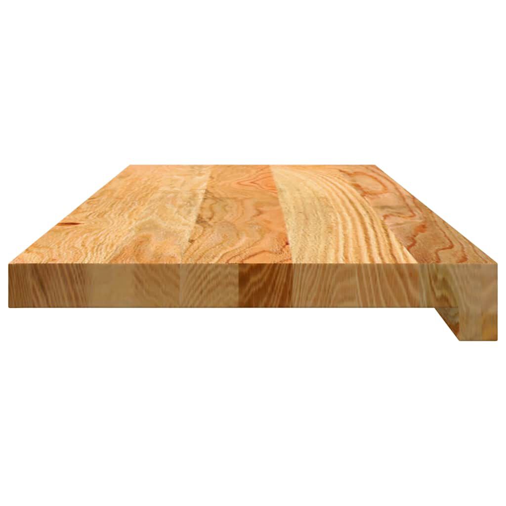 vidaXL Περβάζια παραθύρων 2 τεμ. Αν. Καφέ 70x30x2 εκ. Μασίφ Ξύλο Δρυός