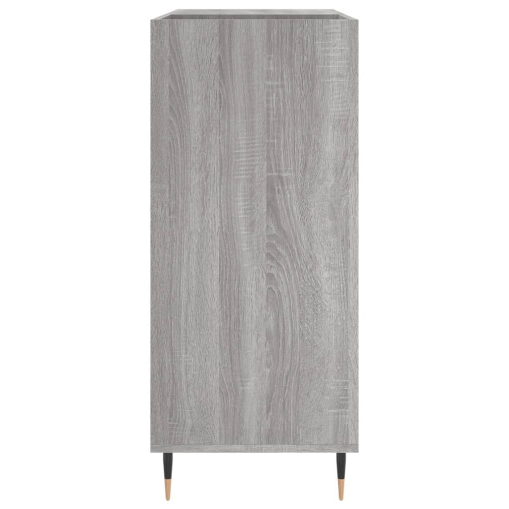 vidaXL Δισκοθήκη Γκρι Sonoma 84,5 x 38 x 89 εκ. από Επεξεργασμένο Ξύλο