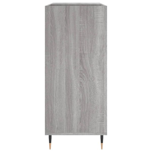vidaXL Δισκοθήκη Γκρι Sonoma 84,5 x 38 x 89 εκ. από Επεξεργασμένο Ξύλο