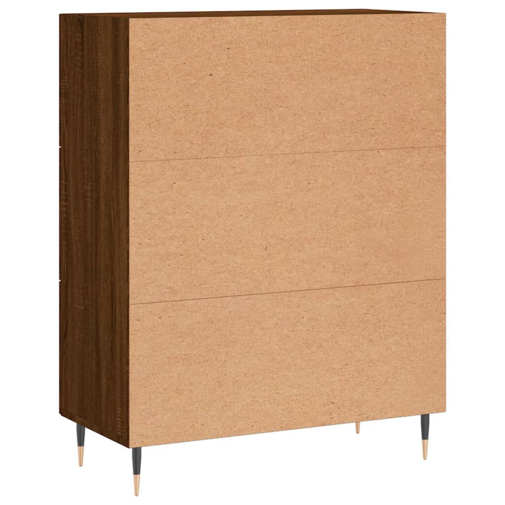 vidaXL Ντουλάπι Καφέ Δρυς 69,5 x 34 x 90 εκ. Επεξεργασμένο Ξύλο