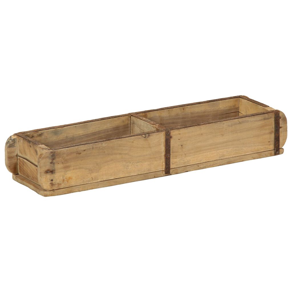 vidaXL Δίσκοι 4 τεμ 60,5x15x9 cm Στραβωμένο Ξύλο