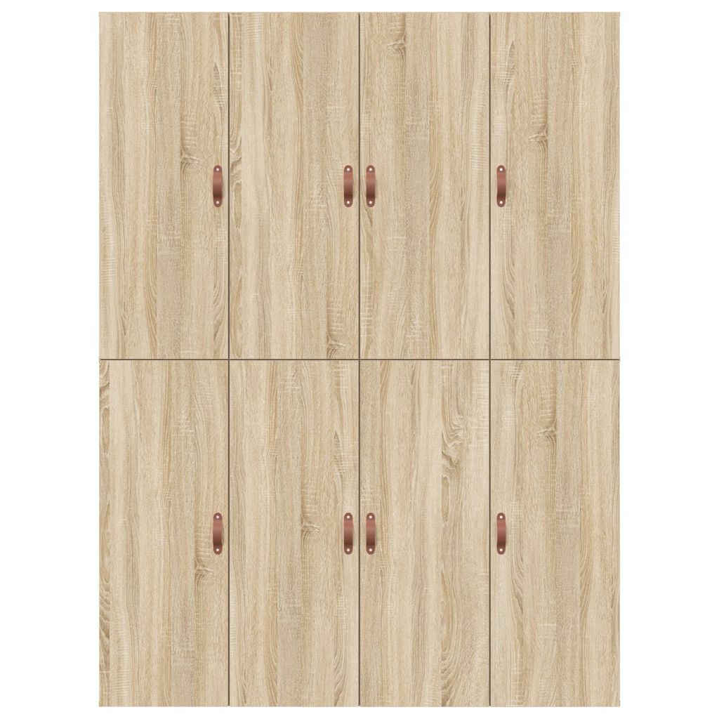 vidaXL Κρεβάτι Αποθήκευσης Σονομα Δρυς 140x200 εκ