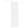 vidaXL &Sigma;&upsilon;&rho;ό&mu;&epsilon;&nu;&eta; &Pi;ό&rho;&tau;&alpha; 73,5 x 211 cm &Epsilon;&pi;&epsilon;&xi;&epsilon;&rho;&gamma;&alpha;&sigma;&mu;έ&nu;&omicron; &Xi;ύ&lambda;&omicron; &Lambda;&epsilon;&upsilon;&kappa;ό