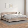 vidaXL &Kappa;&rho;&epsilon;&beta;ά&tau;&iota; Boxspring &mu;&epsilon; &Sigma;&tau;&rho;ώ&mu;&alpha; &Kappa;&alpha;&pi;&omicron;&upsilon;&tau;&sigma;ί&nu;&omicron; 200x200&epsilon;&kappa;.&alpha;&pi;ό &Sigma;&upsilon;&nu;&theta;.&Delta;έ&rho;&mu;&alpha;
