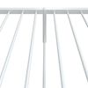 vidaXL Πλαίσιο Κρεβατιού με Κεφαλάρι/Ποδαρικό Λευκό 80x200 εκ. Μέταλλο