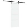 vidaXL &Sigma;&upsilon;&rho;ό&mu;&epsilon;&nu;&eta; &Pi;ό&rho;&tau;&alpha; 83 x 211 cm &Epsilon;&pi;&epsilon;&xi;&epsilon;&rho;&gamma;&alpha;&sigma;&mu;έ&nu;&omicron; &Xi;ύ&lambda;&omicron; &Lambda;&epsilon;&upsilon;&kappa;ό &kappa;&alpha;&iota; &Mu;&alpha;ύ&rho;&omicron;