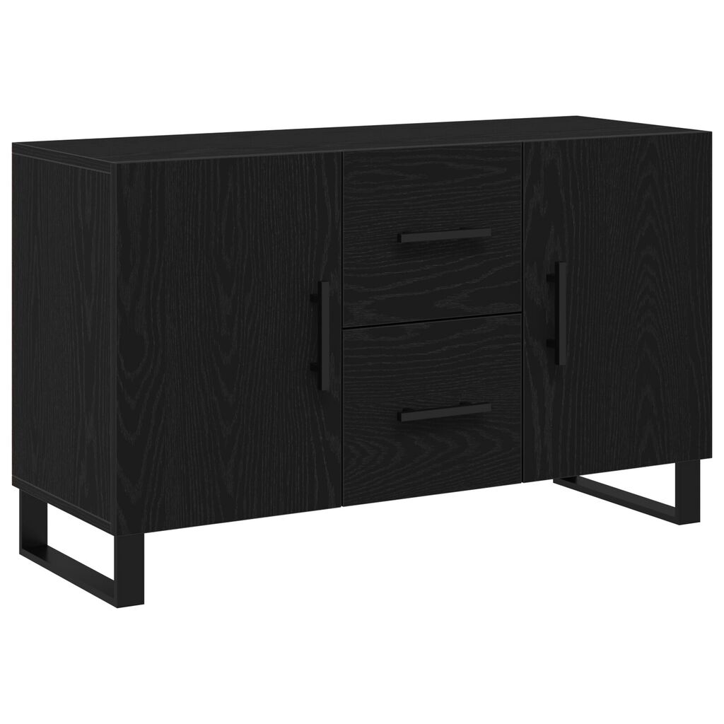 vidaXL Μπουφές Μαύρη Δρυς 100x36x60 εκ. Κατασκευασμένο Ξύλο