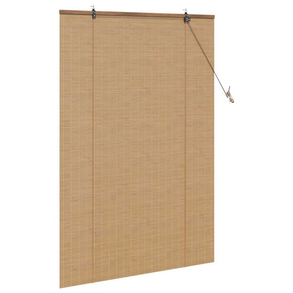 vidaXL Ρολά και Σκίες Παραθύρων Ανοιχτό καφέ 100 x 160 cm Μπαμπού
