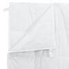 vidaXL Σετ Κουβέρτας με μαξιλάρι 2 pcs Λευκό 135 x 200 cm Πούπουλο