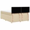 vidaXL &Kappa;&rho;&epsilon;&beta;ά&tau;&iota; Boxspring &mu;&epsilon; &Sigma;&tau;&rho;ώ&mu;&alpha; &Kappa;&rho;&epsilon;&mu; 160x200 &epsilon;&kappa;. &Upsilon;&phi;&alpha;&sigma;&mu;ά&tau;&iota;&nu;&omicron;