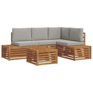 vidaXL &Sigma;&epsilon;&iota;&rho;ά &Kappa;&alpha;&nu;&alpha;&pi;έ &Epsilon;&xi;&omega;&tau;&epsilon;&rho;&iota;&kappa;&omicron;ύ 5 &Tau;&epsilon;&mu;ά&chi;&iota;&omicron; &Phi;&upsilon;&sigma;&iota;&kappa;ό &kappa;&alpha;&iota; &Alpha;&nu;&omicron;&iota;&chi;&tau;ό &Gamma;&kappa;&rho;&iota;