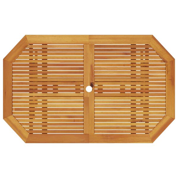 vidaXL Σετ Εξωτερικού Φαγητού 7 pcs Καστανό 135 x 85 x 75 εκ.