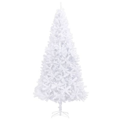 vidaXL Χριστ. Δέντρο Προφωτισμένο LEDs Τεχνητό Μπάλες Λευκό 300εκ