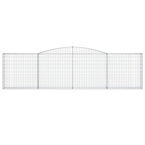 vidaXL Συρματοκιβώτια Τοξωτά 20 τεμ. 400x30x100/120 εκ. Γαλβαν. Ατσάλι