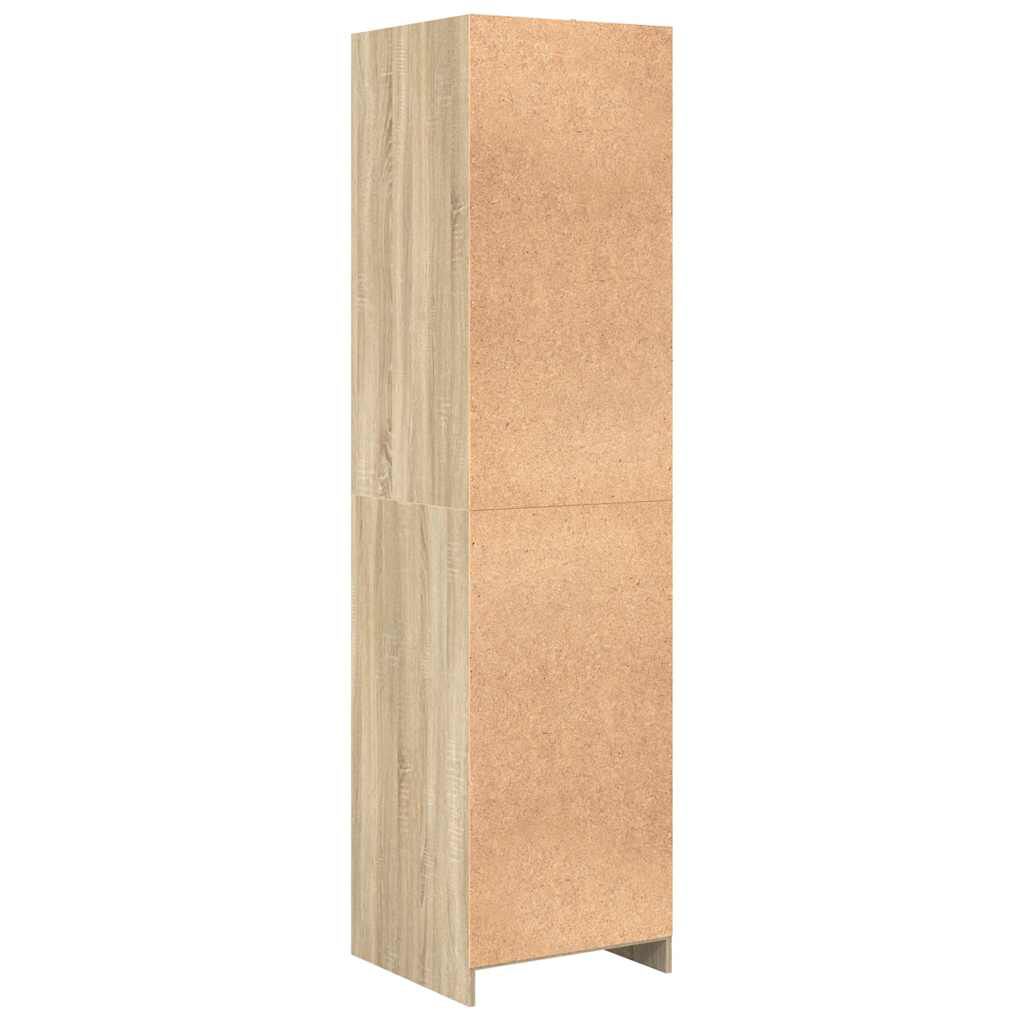 vidaXL Ντουλάπα Χρώμα Sonoma Δρυς 50 x 50 x 200 εκ. από Επεξ. Ξύλο