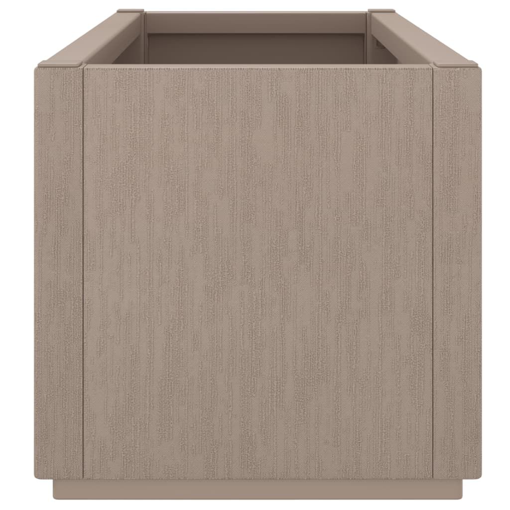 vidaXL Ζαρντινιέρα Κήπου Ανοιχτό Καφέ 80x36x35 εκ. Πολυπροπυλένιο