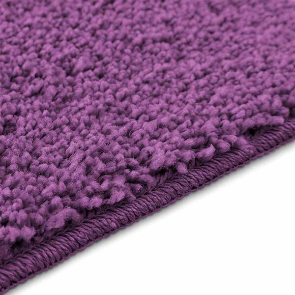 vidaXL Πατάκι μπάνιου 3 pcs Μοβ 50 x 50 cm Πολυπροπυλένιο