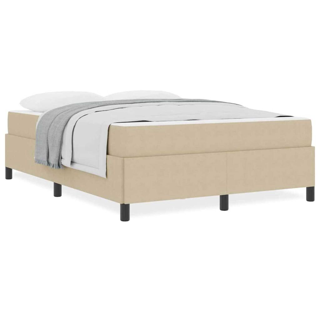 vidaXL Σκελετός Κρεβατιού Ανοιχτό γκρι 140 x 200 cm Βελούδο