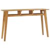 vidaXL Τραπέζι Κονσόλα 120 x 35 x 75 εκ. από Μασίφ Ξύλο Teak