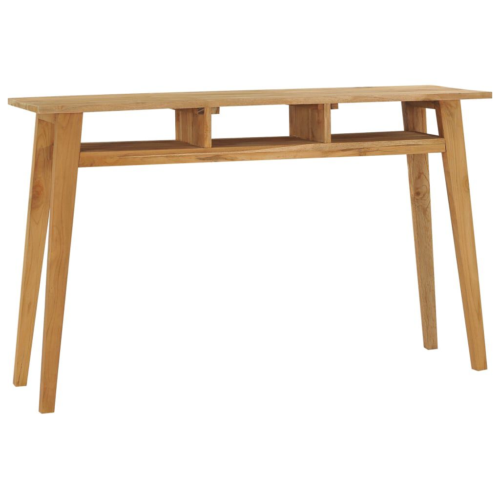 vidaXL Τραπέζι Κονσόλα 120 x 35 x 75 εκ. από Μασίφ Ξύλο Teak