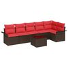 vidaXL &Sigma;&epsilon;&tau; &Kappa;&alpha;&nu;&alpha;&pi;έ &Kappa;ή&pi;&omicron;&upsilon; &mu;&epsilon; &mu;&alpha;&xi;&iota;&lambda;ά&rho;&iota; 7 pcs &Kappa;&alpha;&phi;έ &sigma;&upsilon;&nu;&theta;&epsilon;&tau;&iota;&kappa;ό &rho;&alpha;&tau;ά&nu;
