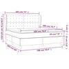 vidaXL &Kappa;&rho;&epsilon;&beta;ά&tau;&iota; Boxspring &mu;&epsilon; &Sigma;&tau;&rho;ώ&mu;&alpha; &Sigma;&kappa;&omicron;ύ&rho;&omicron; &Kappa;&alpha;&phi;έ 180x200 &epsilon;&kappa; &Upsilon;&phi;&alpha;&sigma;&mu;ά&tau;&iota;&nu;&omicron;