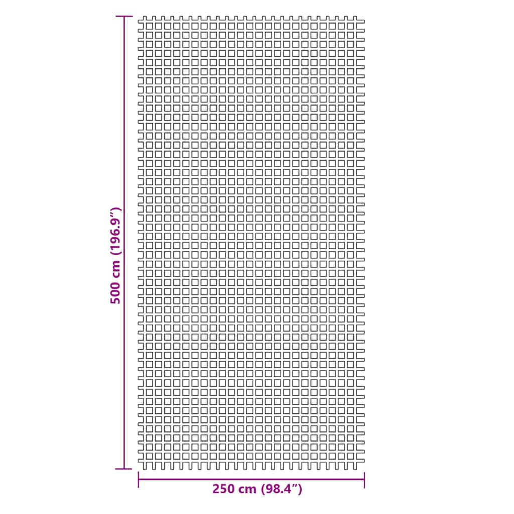 vidaXL Χαλί Σκηνής Πράσινο 5x2,5 μ.