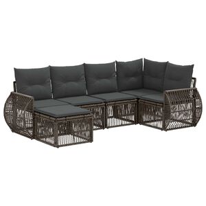 vidaXL &Sigma;&epsilon;&tau; &Kappa;&alpha;&nu;&alpha;&pi;έ &Kappa;ή&pi;&omicron;&upsilon; 6 pcs &Gamma;&kappa;&rho;&iota; &kappa;&alpha;&iota; &Sigma;&kappa;&omicron;ύ&rho;&omicron; &Gamma;&kappa;&rho;&iota; &sigma;&upsilon;&nu;&theta;&epsilon;&tau;&iota;&kappa;ό &rho;&alpha;&tau;ά&nu;