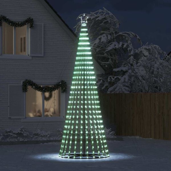 vidaXL Χριστουγεννιάτικο δέντρο LED 1028 LED Cold White 403 cm