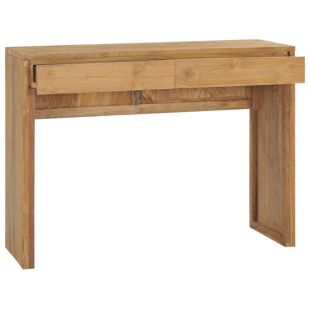 vidaXL Τραπέζι Κονσόλα 100 x 35 x 75 εκ. από Μασίφ Ξύλο Teak